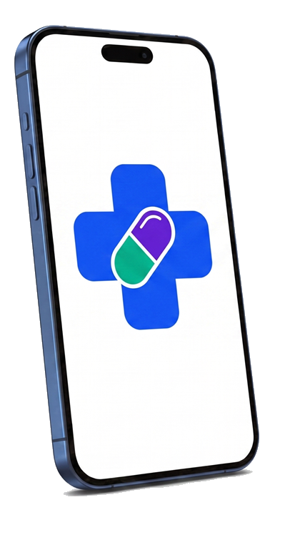 Your Online Pharmacy app on a phone